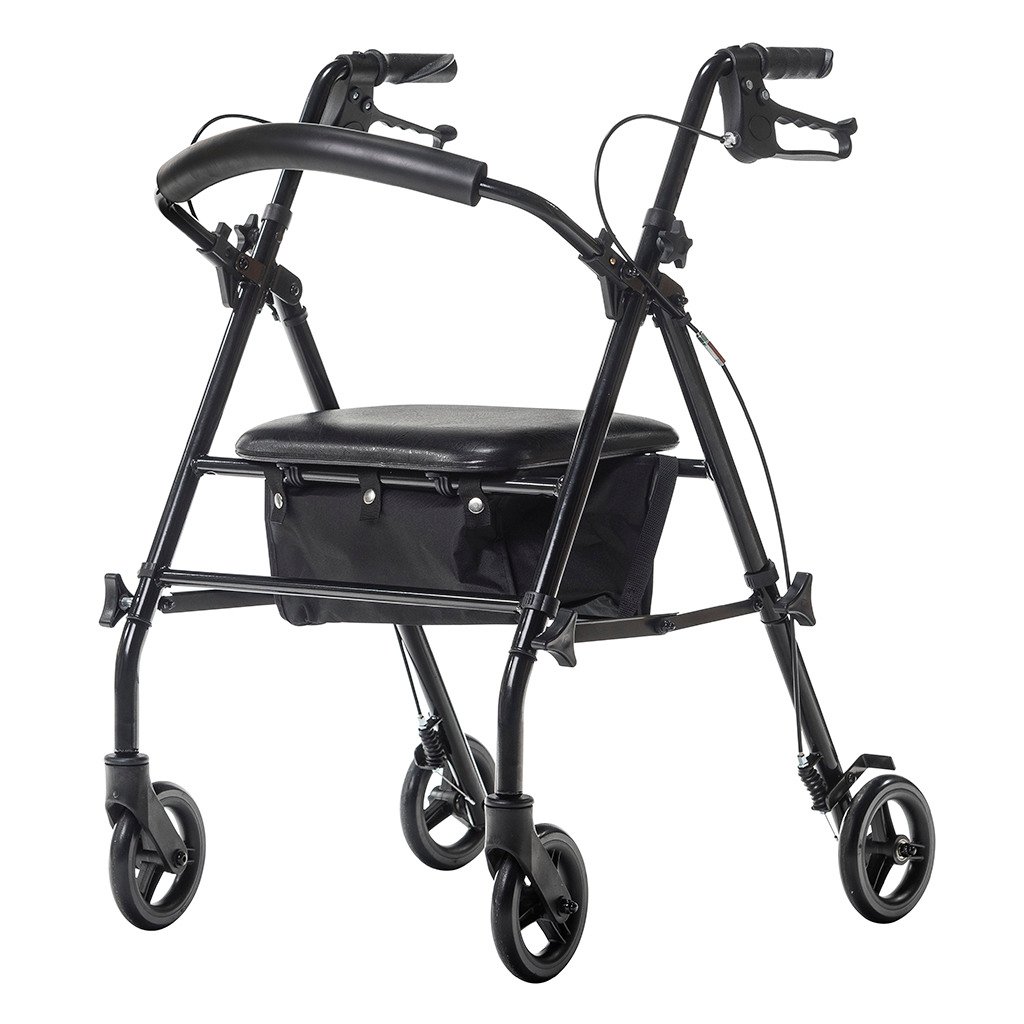 Travel Rollator, Black - Image 12