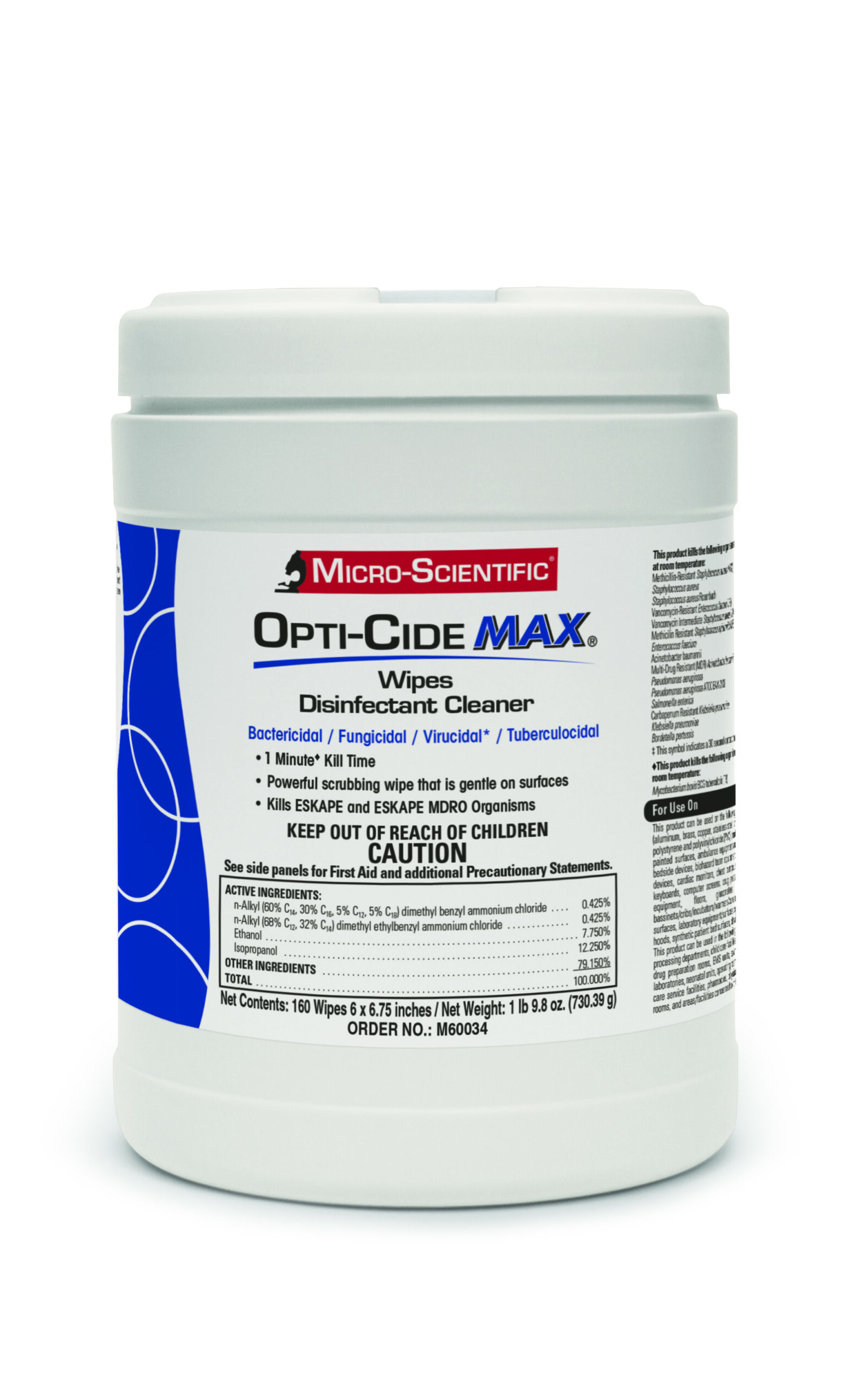 OPTICIDE MAX GRMCDL WIPES, 160